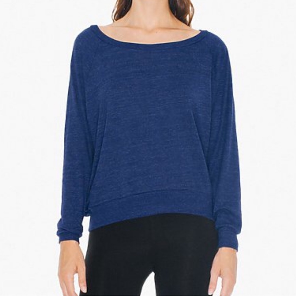 American Apparel Tri Blend Raglan Pullover
